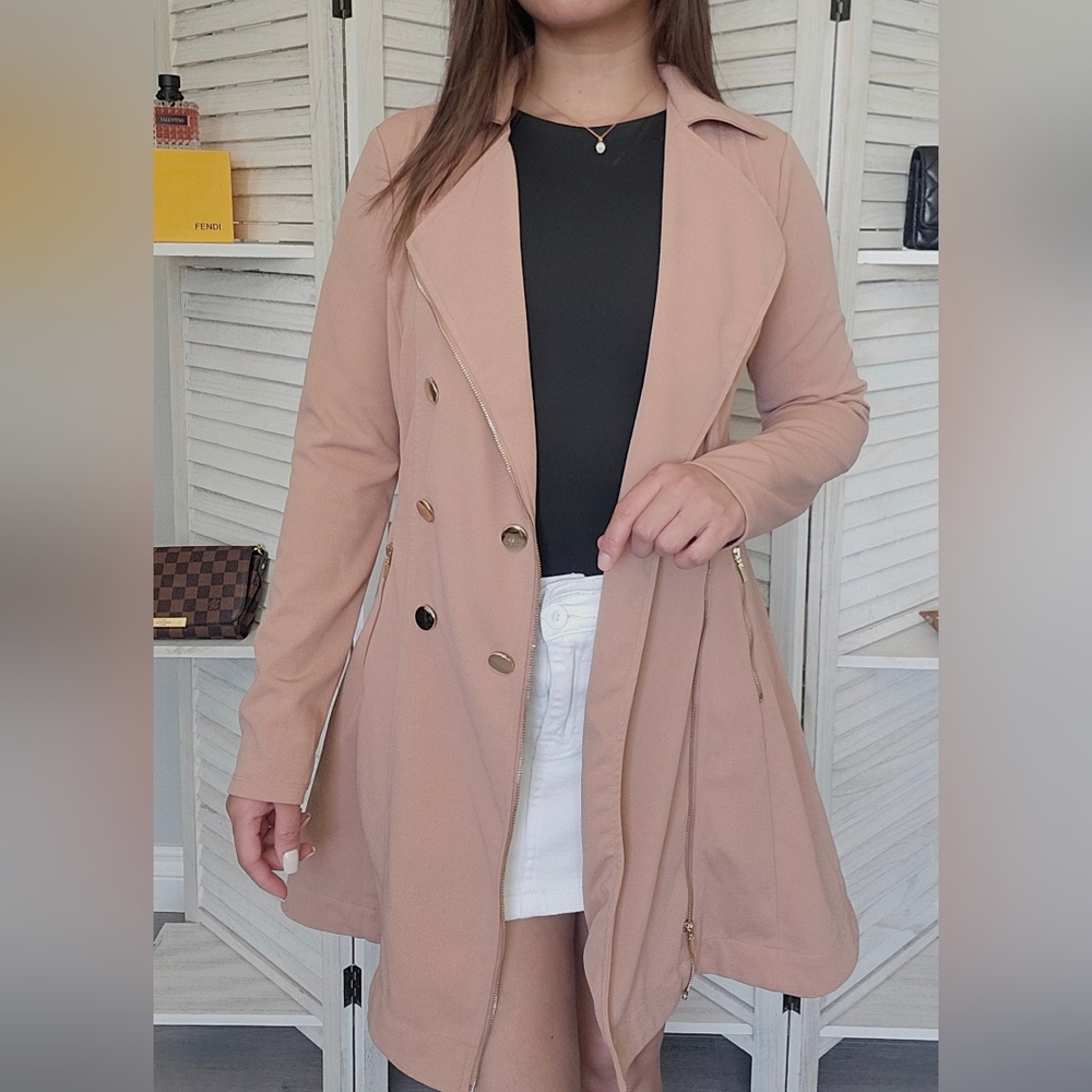 Trench coat dress